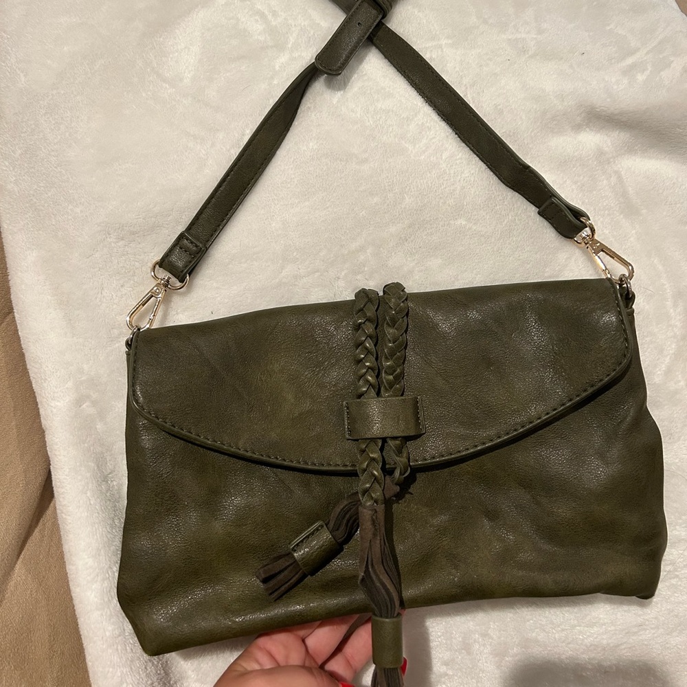 Olive green Urban Expressions crossbody bag